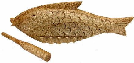 Fish Wood Block - Large - J049