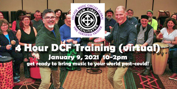 4 Hour Drum Circle Facilitator Introduction (virtual or in-person) – JTLive